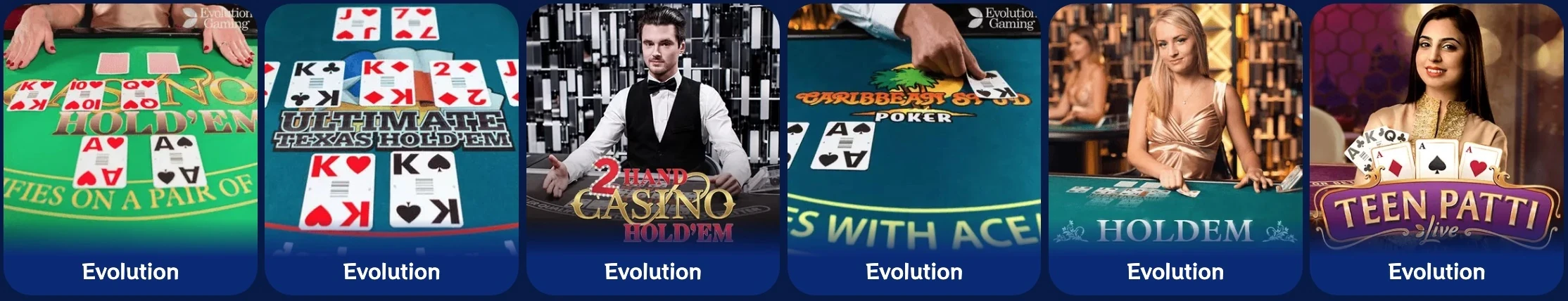 Kakadu Casino live game selection
